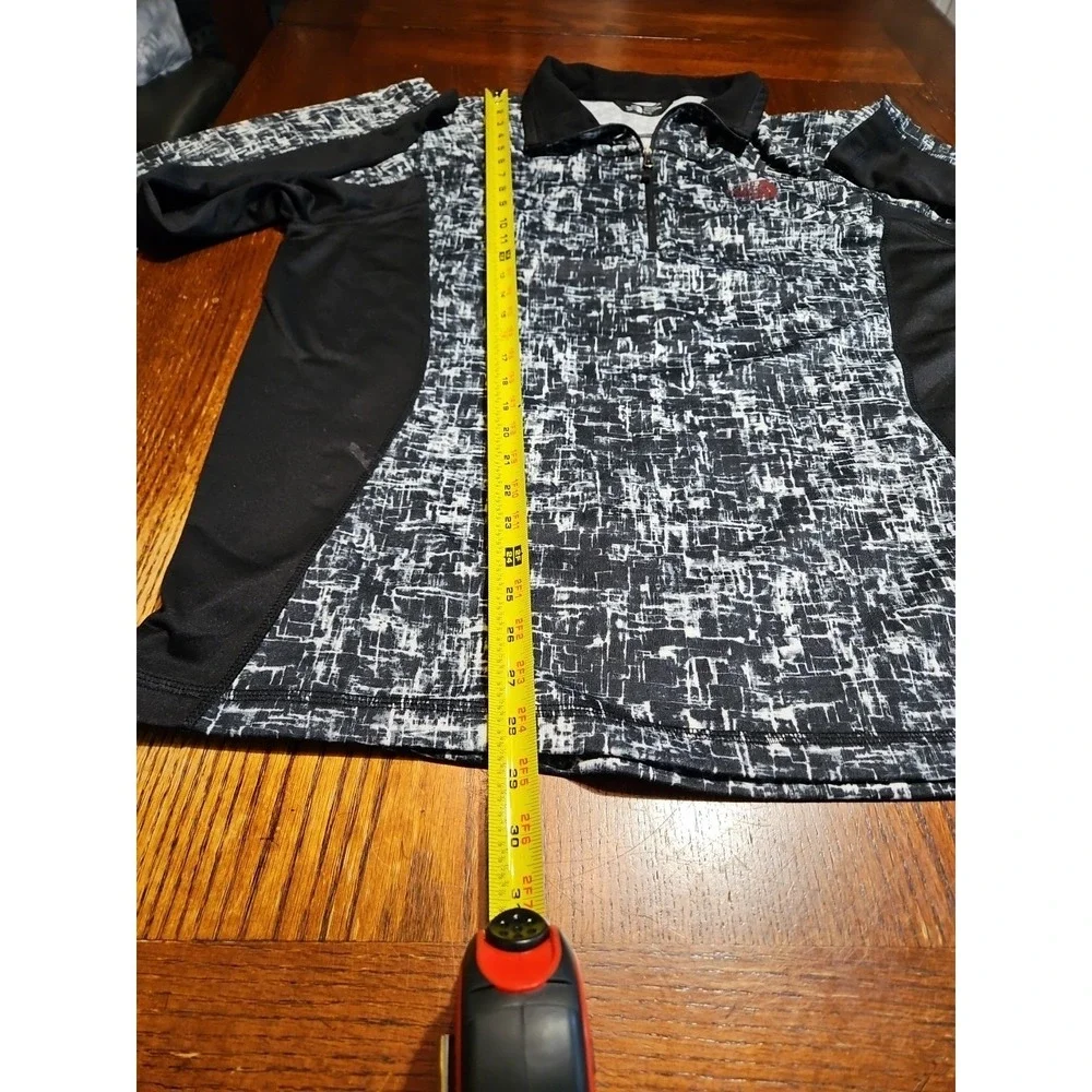 The North Face Men's 1/4 Zip Pullover Geometric-Color Long Sleeve Mens XL (A626)